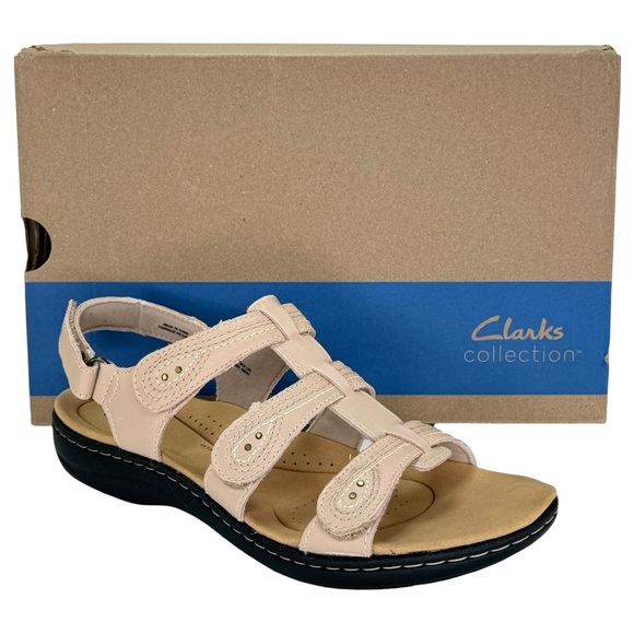 Clarks Laurieann Vine Tan Strappy Leather Womens Sandals Size 9.5M - Picture 14 of 14